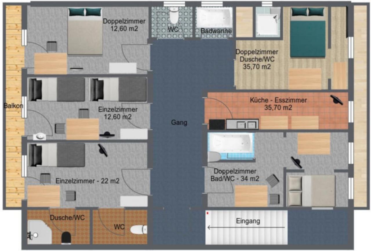 Appartement Rainer Siess ซังคท์อันทอนอัมอาร์ลแบร์ก ห้อง รูปภาพ
